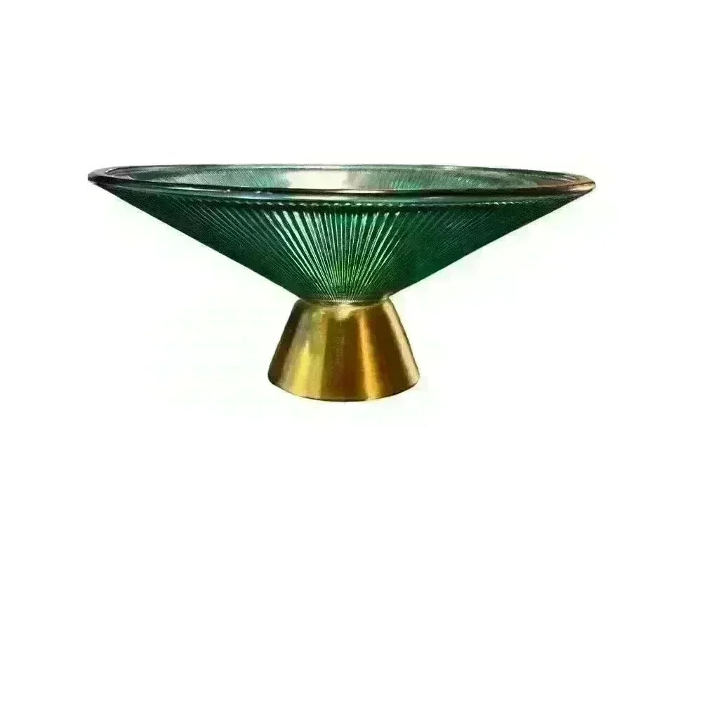 Unmarked teal glass